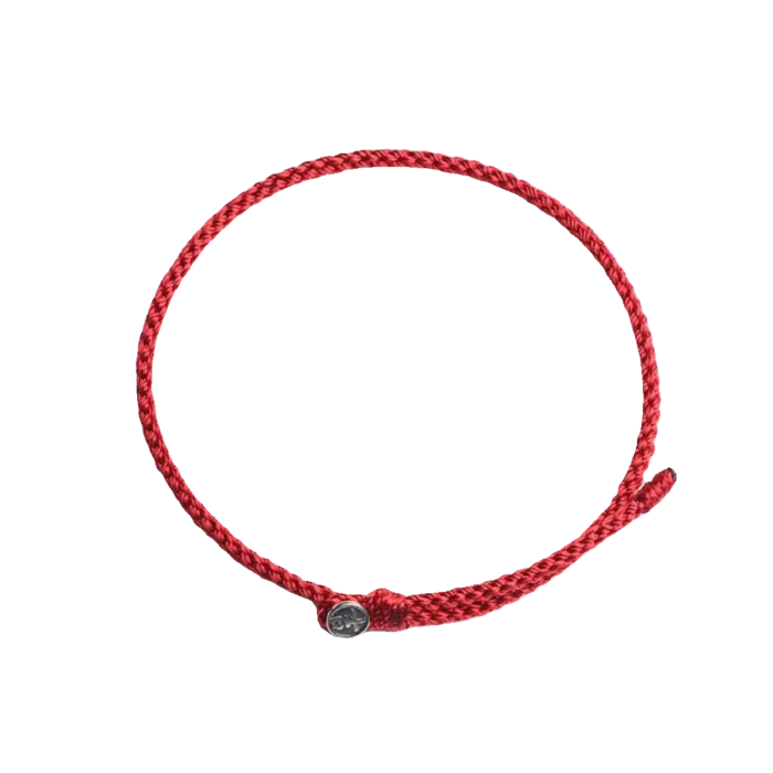 Red String Zodiac Year S925 Sterling Silver Auspicious Peace Buckle Wine Red Bracelet Lucky Hand Rope Original New Year Gift 5