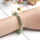 JD Natural Stone Prehnite Beads Bracelet Women Elegant Round Green Grape Stone Charm Yoga Strand Bangles Female Jewelry Gift 4