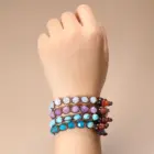 Natural Stone Handwoven Adjustable Bracelet Auspicious Lucky Fashion Jewelry Bracelet For Women Men Friendship Jewelry Gifts 3