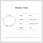Ailmay Real 925 Sterling Silver Charm Lucky Grass Cubic Zirconia Adjustable Bracelet For Women Classic Wedding Statement Jewelry 5