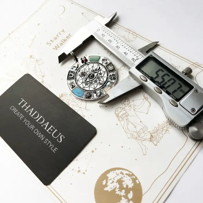 Amulet Magical Lucky Symbol Tree Flower Karma Whell Sun Bird Butterfly Pendants Jewelry 925 Sterling Silver Gift For Women Men 2