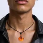 Men's Necklace Natural Gemstone Necklace Pendant China Knot Adjustable Best Gift Jewelry Chinese Culture Factory Direct Sale 4