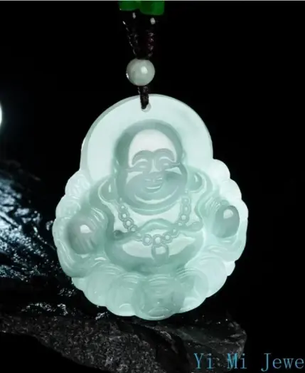 Natural Myanmar A-grade Jade Pendant Money Buddha Nuo Kinds Jade Pendant Fashion High grade Men's and Women's Jewelry Pendant 4