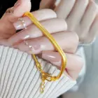 AU999 24K Gold Snake Bone Bracelet for Women: Exquisite Elegance Wrapped Around Your Wrist 1