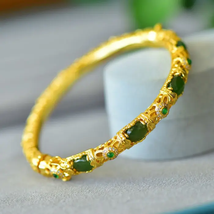 Natural, Hetian Jade, jasper silk hollow bracelets, fashion earrings rings, pendants, Wholesale 02 1