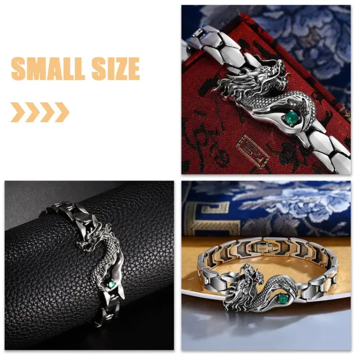 Stylish Dragon Bracelet Fade Resistant Jewelry Chinese Aesthetic Bracelets for Women Men New Year Gift Chinese Bracelet 5