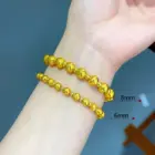Ancient French Gold Five-way God of Wealth 5 Qian Di Half Bracelet Bracelet Retro New Chinese Style All-match Light Luxury Woven 5