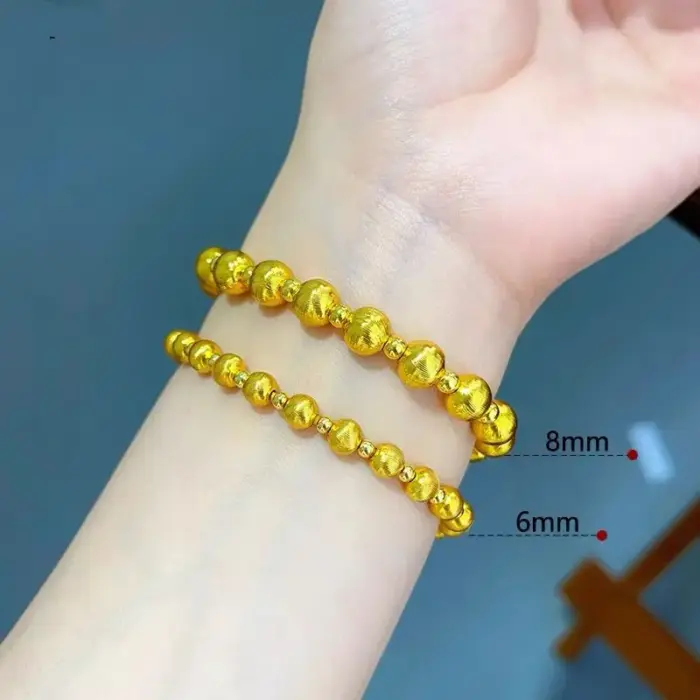 Ancient French Gold Five-way God of Wealth 5 Qian Di Half Bracelet Bracelet Retro New Chinese Style All-match Light Luxury Woven 5 Ancient French Gold Five-way God of Wealth 5 Qian Di Half Bracelet Bracelet Retro New Chinese Style All-match Light Luxury Woven 5