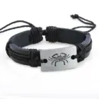 12pcs/Set 12 Zodiac Signs Bracelet for Men Women Virgo Libra Scorpio Taurus Bracelet Mens Leather Bracelets Fashion Jewelry 5