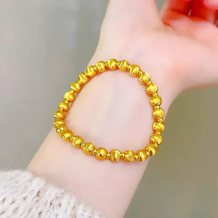 Ancient French Gold Five-way God of Wealth 5 Qian Di Half Bracelet Bracelet Retro New Chinese Style All-match Light Luxury Woven 4 Ancient French Gold Five-way God of Wealth 5 Qian Di Half Bracelet Bracelet Retro New Chinese Style All-match Light Luxury Woven 4