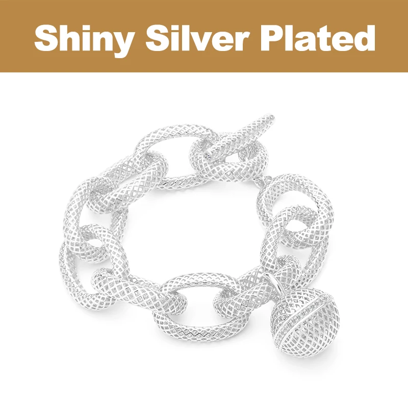 Shiny Silver Plated