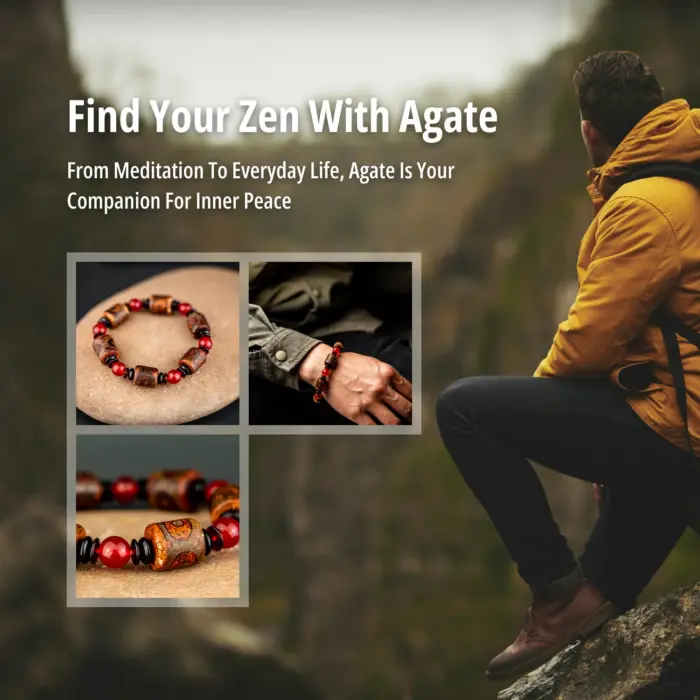 14mm Natural Gemstone Agate Beaded Bracelet for Man Women Gandcrafted Healing Stone Bracelet Protection Bracelet Jewelry Gift 6 14mm Natural Gemstone Agate Beaded Bracelet for Man Women Gandcrafted Healing Stone Bracelet Protection Bracelet Jewelry Gift 6