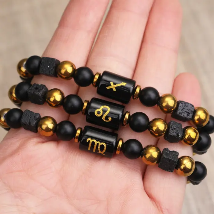 12 Zodiac Bracelets Natural Stone Cancer Virgo Leo Libra Bracelet Couples Friendship Gifts Bracelets jewelry pulsera hombre 6 12 Zodiac Bracelets Natural Stone Cancer Virgo Leo Libra Bracelet Couples Friendship Gifts Bracelets jewelry pulsera hombre 6