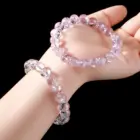 JD Natural Astrist Amethyst Bead Strand Bracelets Women Luxury Crystal Reiki Healing Energy Stretch Bracelet Female Party Gifts 6