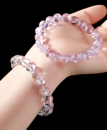 JD Natural Astrist Amethyst Bead Strand Bracelets Women Luxury Crystal Reiki Healing Energy Stretch Bracelet Female Party Gifts 6