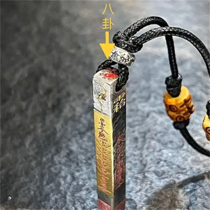 Taoist 5 Thunder Beidou Pendant Retro All-match Chinese Style Traditional Culture High Sense Exquisite Good Lucky Amulet Jewelry 5