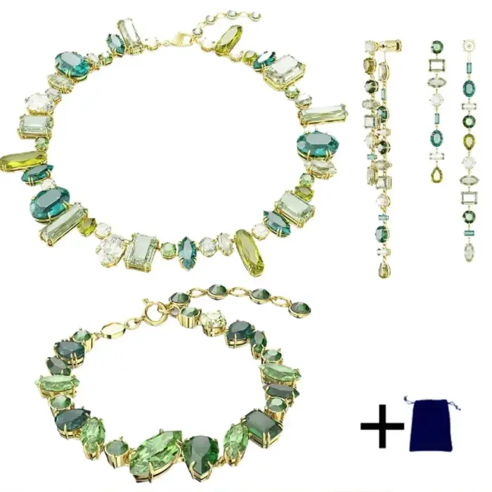 2025 European and American New High Quality Bracelet Simple and Cute Dopamine Bracelet S925 Birthday Gift Emerald 2