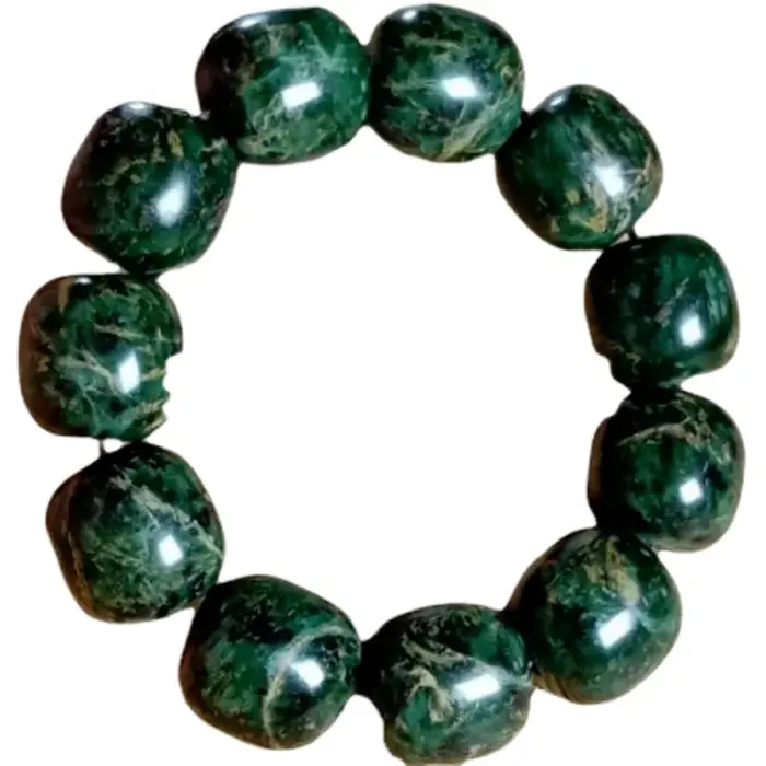 Natural Tibetan Tibetan Jade Medicine King Stone Serpentine Gold Flower Old Bead Bracelet Men's and Women's Health Care Jewelry 2 Natural Tibetan Tibetan Jade Medicine King Stone Serpentine Gold Flower Old Bead Bracelet Men's and Women's Health Care Jewelry 2