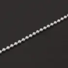 Real 925 Sterling Silver Handmade 3mm Bead Ball Strand Chain Bracelet Unisex Simple Classic Fashion Charm Hand Jewelry 5