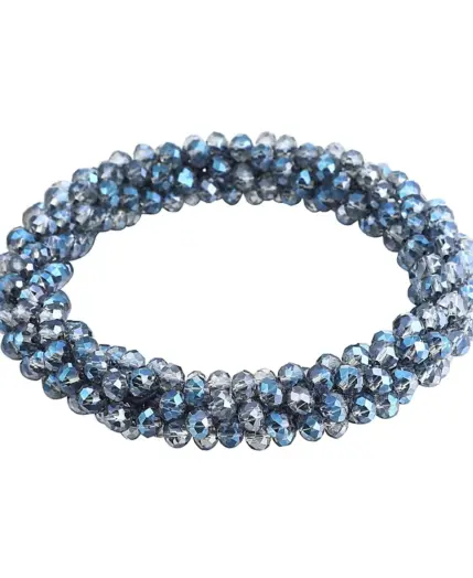 LOVBEAFAS Boho Elastic Bracelets & Bangles For Women Vintage Stretch Bohemian Femme Crystal Glass Beads Bracelets Party Jewelry 1