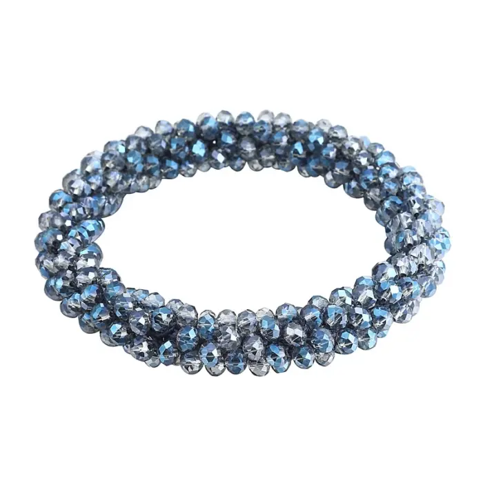 LOVBEAFAS Boho Elastic Bracelets & Bangles For Women Vintage Stretch Bohemian Femme Crystal Glass Beads Bracelets Party Jewelry 1