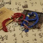 Chinese Mountain Ghost Spend Money Bracelet National Wind Tibetan Hand Woven CoupleLucky Red Bracelets Bang Rope Bangles 3