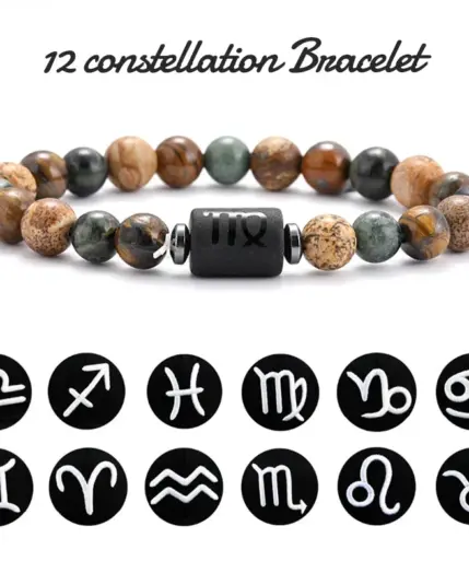 12 zodiac signs Bracelets Capricorn Taurus Cancer Virgo Pisces Bracelets Ladies Men Couples Friendship Jewelry Gift Bracelets 1 12 zodiac signs Bracelets Capricorn Taurus Cancer Virgo Pisces Bracelets Ladies Men Couples Friendship Jewelry Gift Bracelets 1