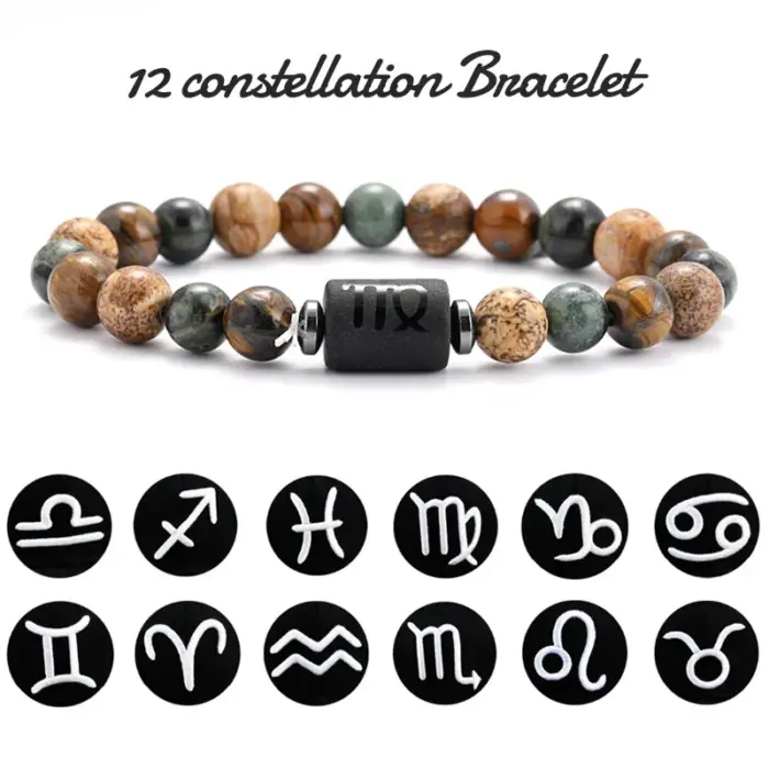 12 zodiac signs Bracelets Capricorn Taurus Cancer Virgo Pisces Bracelets Ladies Men Couples Friendship Jewelry Gift Bracelets 1 12 zodiac signs Bracelets Capricorn Taurus Cancer Virgo Pisces Bracelets Ladies Men Couples Friendship Jewelry Gift Bracelets 1
