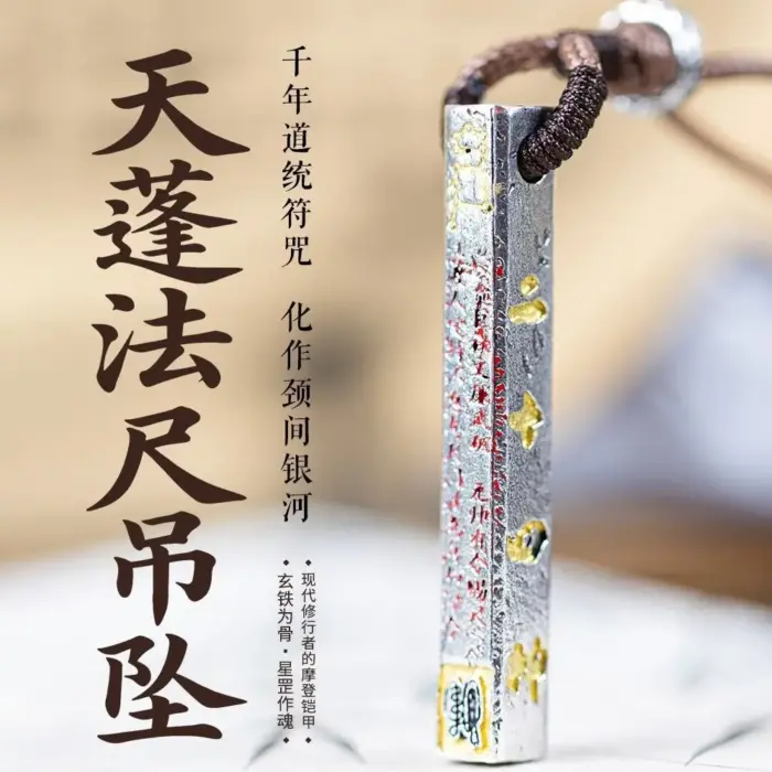 Taoism Department Nine Days Ying Yuan Taoist Thunder Tianpeng Puhua Tian Pendant Retro Lucky Chinese Style Neck Chain Pendants 1