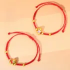 2026 Horse Year New Handmade Woven Red String Bracelet Unisex Lucky Protection Chinese Zodiac New Year Daily Wear Jewelry Gifts 1