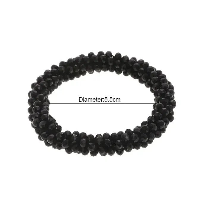 LOVBEAFAS Boho Elastic Bracelets & Bangles For Women Vintage Stretch Bohemian Femme Crystal Glass Beads Bracelets Party Jewelry 5