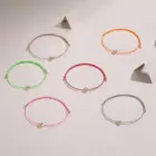 JIUZUAN D Color VVS1 Moissanite Bracelet, GRA Certified, 0.3Ct Lab Diamond, Adjustable Cord in 6 Colors, Elegant Jewelry for Wom 2