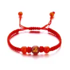 Good Luck 12 Constellation Zodiac Sign Braided Animal Couples Bracelet for Men Women Red Rope Bracelet New Year Jewelry Gift 4