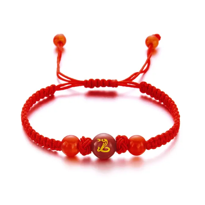 Good Luck 12 Constellation Zodiac Sign Braided Animal Couples Bracelet for Men Women Red Rope Bracelet New Year Jewelry Gift 4