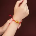 2026 Dragon Birth Year Zodiac Three-in-one Liuhe Bracelet Male RedRope Golden Chicken Cattle Dog Rabbit Mascot Hand Rope Female 4