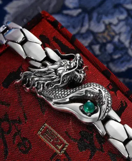 Stylish Dragon Bracelet Fade Resistant Jewelry Chinese Aesthetic Bracelets for Women Men New Year Gift Chinese Bracelet 1