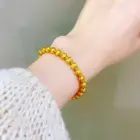 Ancient French Gold Five-way God of Wealth 5 Qian Di Half Bracelet Bracelet Retro New Chinese Style All-match Light Luxury Woven 6