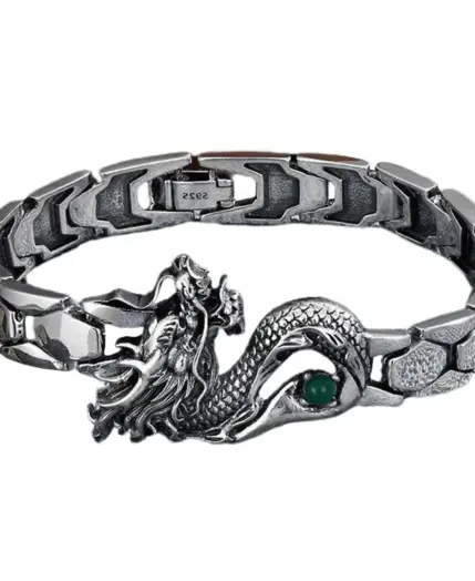 Stylish Dragon Bracelet Fade Resistant Jewelry Chinese Aesthetic Bracelets for Women Men New Year Gift Chinese Bracelet 2