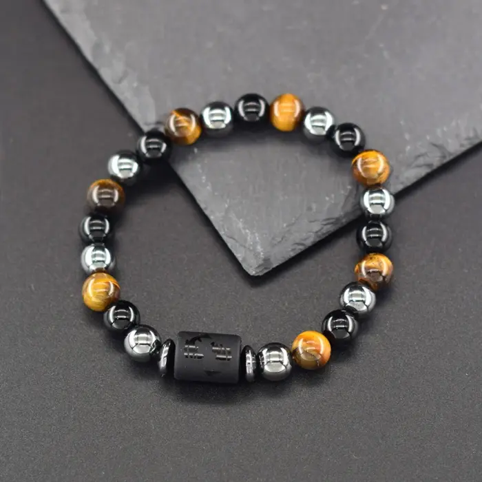 12 Zodiac Sign Bracelet Homme Constellation Bracelet for Men Aries Virgo Leo Libra Charm Bangle Women Friendship Jewelry on Hand 2 12 Zodiac Sign Bracelet Homme Constellation Bracelet for Men Aries Virgo Leo Libra Charm Bangle Women Friendship Jewelry on Hand 2