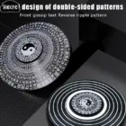 6CM/8CM Chinese Tai Chi Bagua Rotatable Feng Shui Compass Aluminum Alloy Chinese Master Supplies Luck Bless Home Decor Ornaments 2
