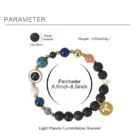 Zodiac Bracelets for Women 12 Constellations Crystal Stone Bracelet for Birthday Zodiac Gifts Constellation Charm Bracelet 6