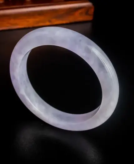 Ice jade violet spring color jade bracelet women 2