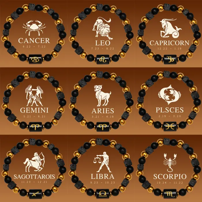 12 Zodiac Bracelets Natural Stone Cancer Virgo Leo Libra Bracelet Couples Friendship Gifts Bracelets jewelry pulsera hombre 2 12 Zodiac Bracelets Natural Stone Cancer Virgo Leo Libra Bracelet Couples Friendship Gifts Bracelets jewelry pulsera hombre 2