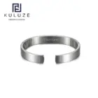 KULUZE Original Titanium wristband 100% Pure titanium Golf Athletic Bracelet Men Women C-Shaped cuff Bangle Bracelet fashionGift 1