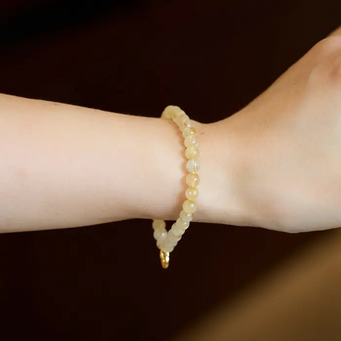 Natural Golden Rutilated Quartz Beads Beaded Strand Stretch Money Bracelet for Women Lucky Ancient Gold Coins Charm Bangle 1641 3 Natural Golden Rutilated Quartz Beads Beaded Strand Stretch Money Bracelet for Women Lucky Ancient Gold Coins Charm Bangle 1641 3