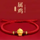 12 Constellation Zodiac Sign Charm Braided Bracelets Men Women Classics Red Rope Bracelet & Bangle Birthday Gift Party Jewelry 4