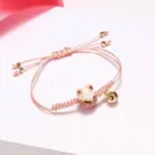 Accessories Ceramics Cat Transfer Lucky Braided Rope Temperament Red Rope Bracelet Zodiac Hand Rope Fashion Jewelry Women Gifts 3