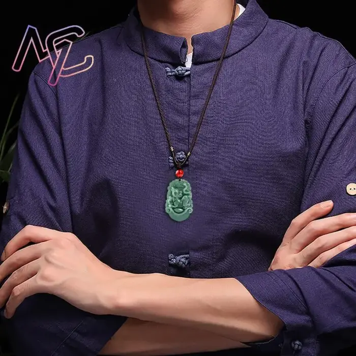 Green Myanmar Jadeite Chinese Zodiac Pendant Luxury Charm Gifts for Women Men Carved Amulet Real Jade Fashion Necklace 6 Green Myanmar Jadeite Chinese Zodiac Pendant Luxury Charm Gifts for Women Men Carved Amulet Real Jade Fashion Necklace 6