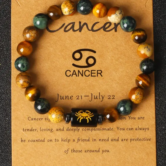 12 Zodiac Signs Constellation Charm Bracelet Men Women Fashion Tiger Eye Stone Beaded Bracelets Virgo Leo Libra Couple Jewelry 4 12 Zodiac Signs Constellation Charm Bracelet Men Women Fashion Tiger Eye Stone Beaded Bracelets Virgo Leo Libra Couple Jewelry 4