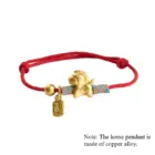 2026 Year of The Horse Hand Woven Red Thread Bracelet A Meticulously Crafted Zodiac Accessory for Good Fortune and Stylish Wear 6